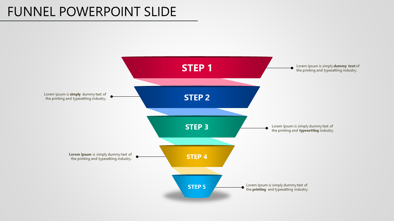 Business Funnel PowerPoint Slide 